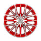 6x14 ET35 - LK4/100 ML67.1 CMS C17 diamant rot