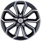 7.5x17 ET47 - LK5/112 ML66.5 CMS C20 diamant schwarz matt