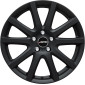 7x17 ET40 - LK5/114.3 ML70 Autec Typ S - Skandic schwarz matt