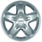 6.5x16 ET60 - LK5/160 ML65 Ronal R44 kristallsilber