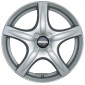 7x16 ET45 - LK5/120 ML72.5 Ronal R42 kristallsilber
