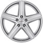 8.5x18 ET48 - LK5/112 ML66.6 Dezent TG silver