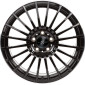 8.5x19 ET34 - LK5/120 ML72.6 Axxion AX5 schwarz lackiert mit poliertem Felgenbett