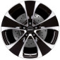 8.5x18 ET38 - LK6/114.3 ML70.1 Alutec Dynamite diamant-schwarz frontpoliert