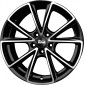 8x18 ET45 - LK5/112 ML66.6 MAM A5 black front polish