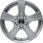 7x17 ET46 - LK5/112 ML66.5 Diewe Matto pigmentsilber