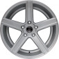 10.5x20 ET19 - LK5/112 ML66.5 Diewe Cavo argento silber