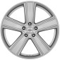 7.5x17 ET43 - LK5/118 ML71.1 Dezent TH silver
