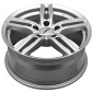 6.5x16 ET49 - LK5/112 ML66.6 Carmani 14 Paul kristallsilber