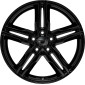 7.5x17 ET28 - LK5/112 ML66.6 2DRV WH11 schwarz glänzend lackiert