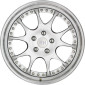 8x18 ET66 - LK5/112 ML158 RH Alurad MK Dynamik silber horn hochglanz poliert