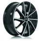 6x15 ET46 - LK5/114.3 ML67.1 Alutec Singa diamant-schwarz frontpoliert