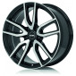6.5x16 ET50 - LK5/108 ML63.4 Rial Torino diamant-schwarz frontpoliert