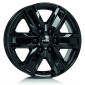 7x17 ET55 - LK5/120 ML65.1 Rial Transporter diamant-schwarz