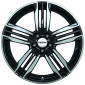 10x22 ET50 - LK5/127 ML71.5 Ronal R58 schwarz-frontkopiert