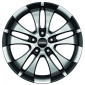 7x16 ET35 - LK5/120 ML72.5 Ronal R59 jetblack-frontkopiert