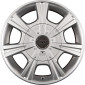 7.5x17 ET63 - LK5/130 ML89.1 Borbet CH crystal silver