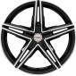 10.5x20 ET40 - LK5/112 ML72.5 Borbet XRS black polished glossy