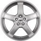 7.5x17 ET45 - LK5/120 ML72.5 TEC Speedwheels AS1 sterling silber