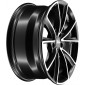 8x19 ET45 - LK5/112 ML66.6 MAM A5 matt black front polish