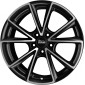 8x19 ET45 - LK5/112 ML66.6 MAM A5 matt black front polish