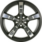 7x17 ET40 - LK5/114.3 ML76 Diewe Trina neroinox