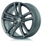 7x16 ET52 - LK5/112 ML66.5 Rial X10 metal-grey