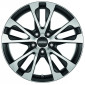 7.5x17 ET52 - LK5/112 ML76 Ronal R61 jetblack-matt-frontkopiert