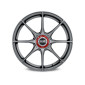 7x17 ET37 - LK4/100 ML68 OZ Formula HLT grigio corsa