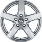 7x17 ET51 - LK5/112 ML66.56 MSW MSW 55 full silver