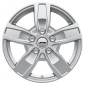 7x17 ET60 - LK5/118 ML71.1 Autec Typ Q - Quantro 5-Loch brillantsilber