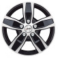 7x17 ET62 - LK5/130 ML89 Autec Typ Q - Quantro 5-Loch schwarz poliert
