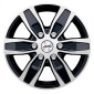 7x17 ET57 - LK6/130 ML84.1 Autec Typ Q - Quantro 6-Loch schwarz poliert
