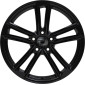 9x20 ET37 - LK5/112 ML66.6 2DRV WH27 schwarz matt lackiert