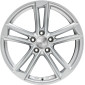 9x20 ET33 - LK5/112 ML66.6 2DRV WH27 race silber lackiert