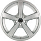 9x21 ET48 - LK5/120 ML72.6 Diewe Trina argento silber