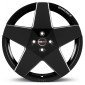 8x18 ET45 - LK5/114.3 ML72.5 Borbet A black matt