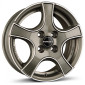 5.5x14 ET39 - LK4/100 ML56.6 Borbet F2 graphite polished