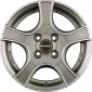 5.5x14 ET39 - LK4/100 ML56.6 Borbet F2 graphite polished