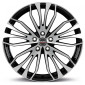 8.5x19 ET45 - LK5/114.3 ML72.5 Borbet RB black polished