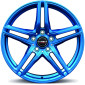 8.5x19 ET40 - LK5/112 ML72.5 Borbet XRT candy blue