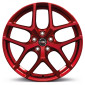 8x19 ET50 - LK5/112 ML72.5 Borbet Y candy red