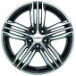 7.5x19 ET55 - LK5/108 ML76 Ronal R57 schwarz-frontkopiert
