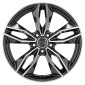 7.5x17 ET35 - LK5/112 ML73.1 MSW MSW 71 gloss dark grey full polished