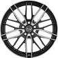 8x18 ET42 - LK5/112 ML73.1 MSW MSW 72 gloss black full polished