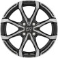 5.5x14 ET40 - LK4/100 ML63.3 MSW MSW X4 gloss black full polished
