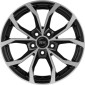 8x18 ET45 - LK5/108 ML72.6 RH Alurad DF Energy schwarz voll poliert