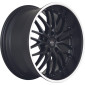 8x18 ET33 - LK5/120 ML72.6 Barracuda Voltec T6 mattblack PureSports / Color Trim weiss - DS5
