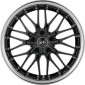 9x18 ET18 - LK5/120 ML72.6 Barracuda Voltec T6 higloss black inox lip - DS20