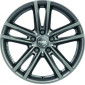 7.5x17 ET27 - LK5/112 ML66.5 Rial X10 metal-grey